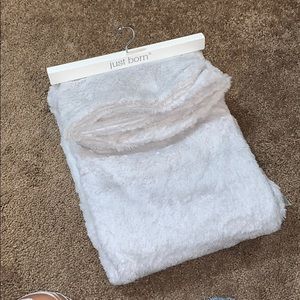 Just Born Silver with Gray Blanket